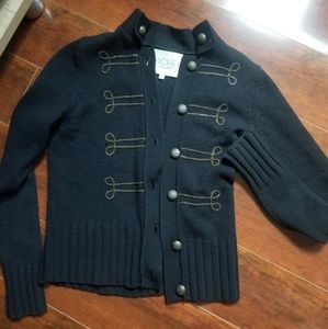 Rachel Roy Gold Detail Cardigan Sweater